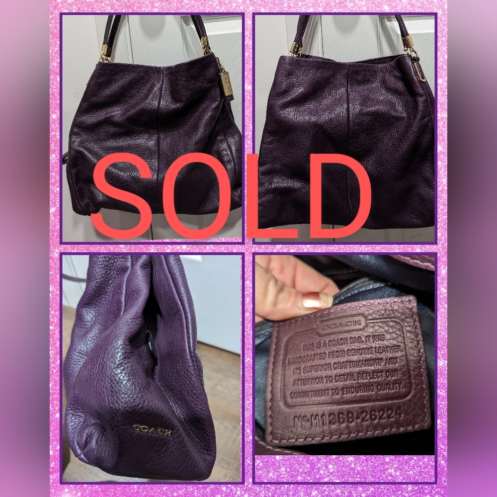 SOLD NOT FOR SALE NO MORE!!!!!!!!!!!COACH Medium Satchel BAG